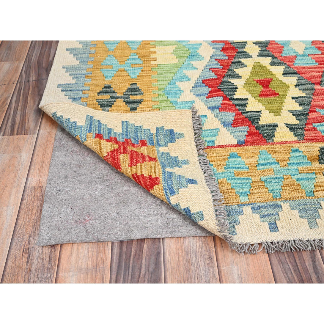 Handmade Flat Weave Area Rug > Design# CCSR85717 > Size: 6'-9" x 9'-7"