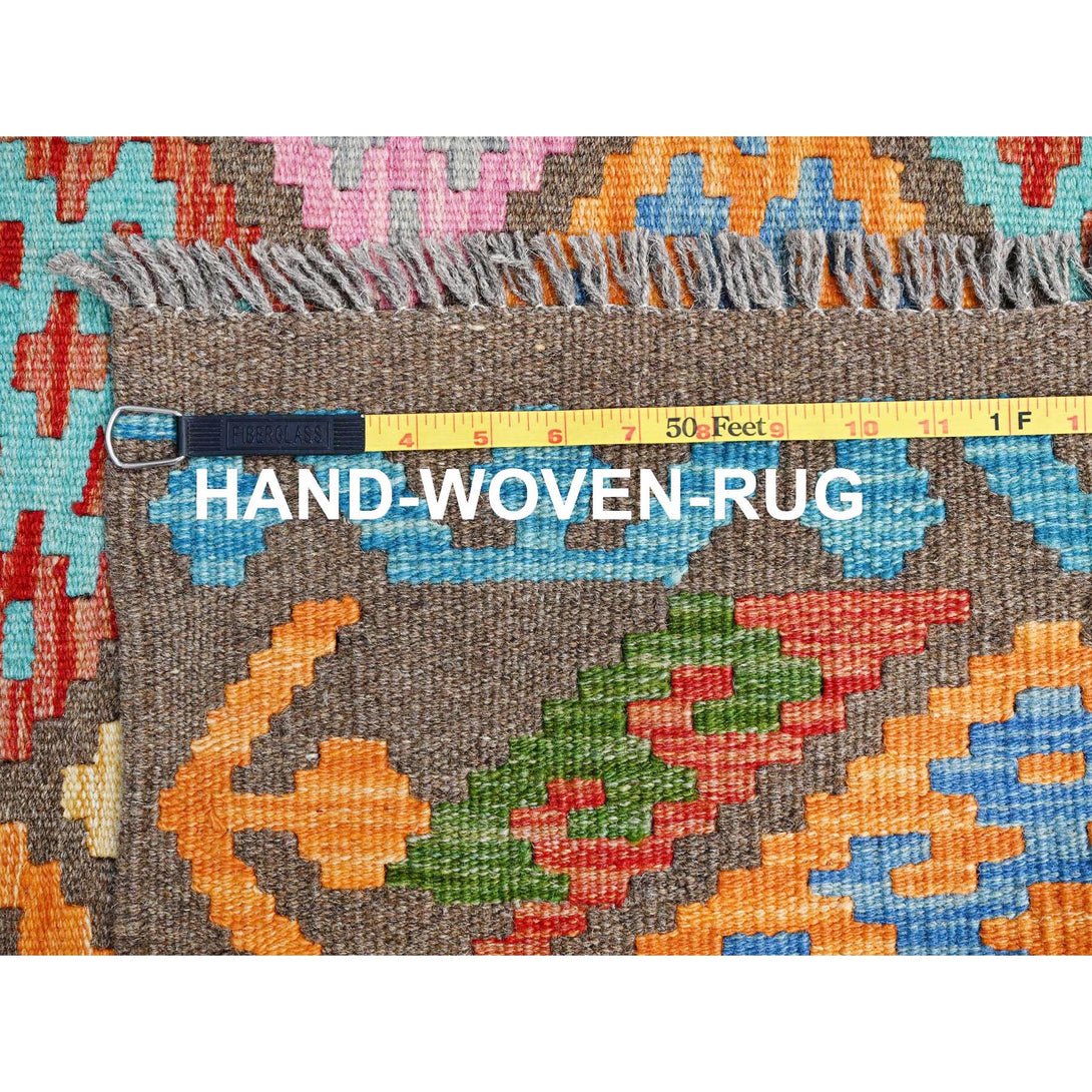 Handmade Flat Weave Area Rug > Design# CCSR85719 > Size: 6'-8" x 9'-9"