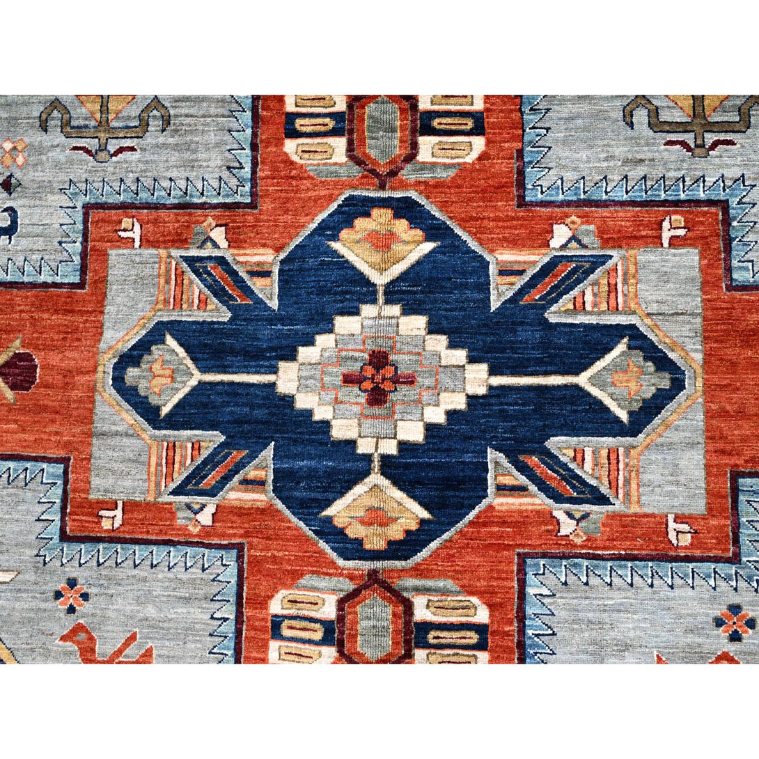 Handmade Tribal & Geometric Area Rug > Design# CCSR85832 > Size: 8'-9" x 11'-6"