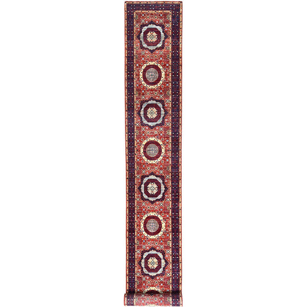 Handmade Mamluk Runner > Design# CCSR85844 > Size: 2'-5" x 19'-6"