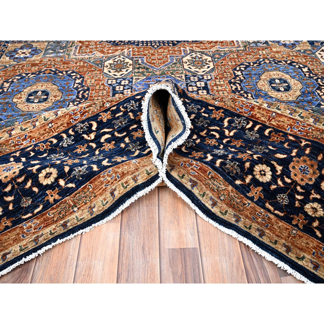 Handmade Mamluk Area Rug > Design# CCSR85869 > Size: 8'-9" x 12'-10"