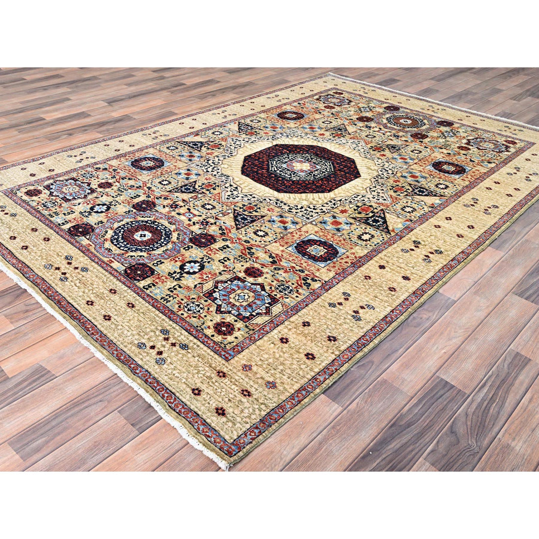 Handmade Mamluk Area Rug > Design# CCSR85879 > Size: 5'-10" x 8'-10"