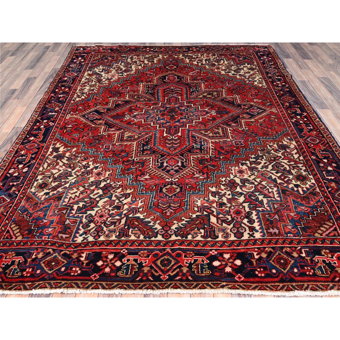 Hand Knotted  Rectangle Area Rug > Design# CCSR85926 > Size: 7'-2" x 9'-3"