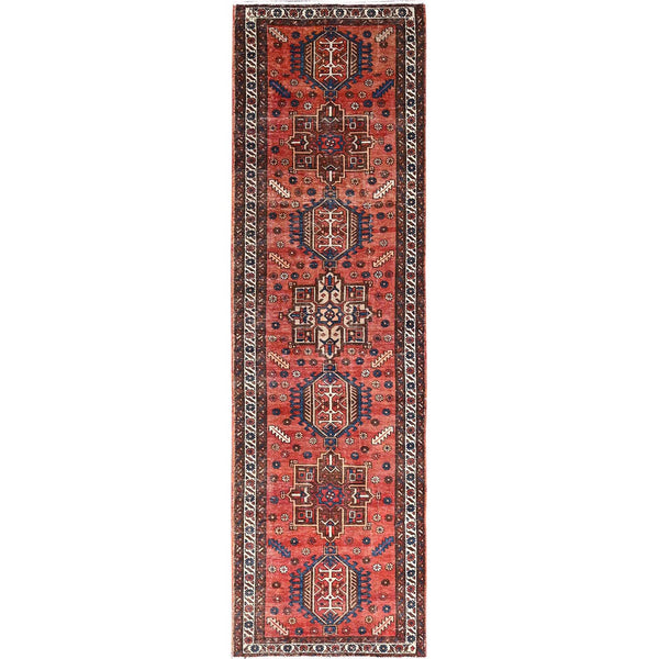 Hand Knotted  Rectangle Runner > Design# CCSR85943 > Size: 3'-2" x 10'-9"