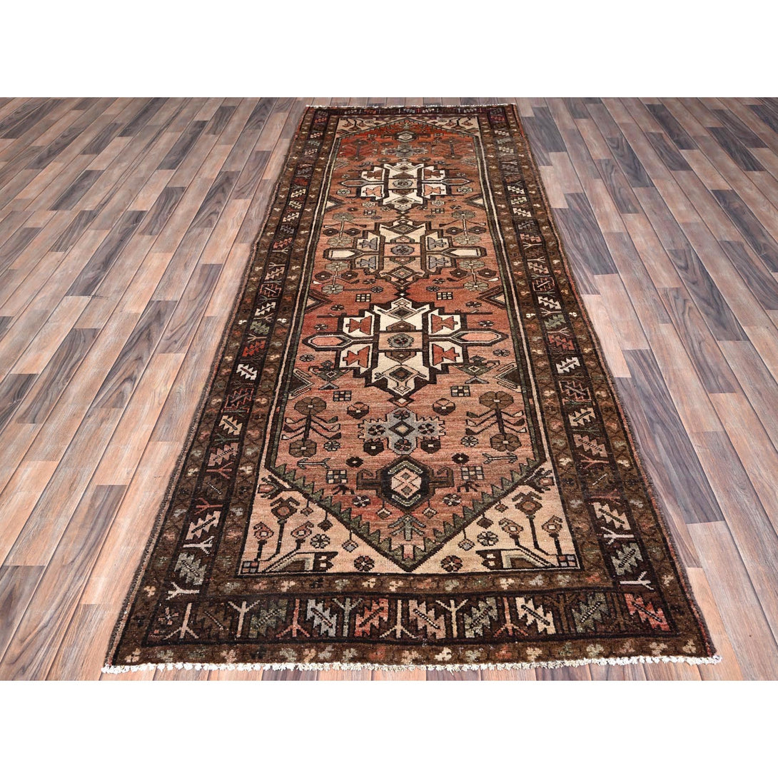 Hand Knotted  Rectangle Runner > Design# CCSR85956 > Size: 3'-7" x 9'-6"