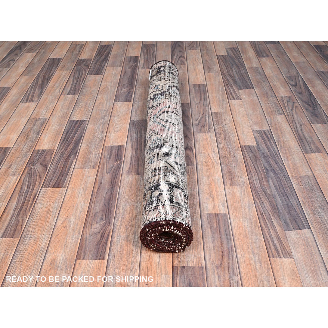 Hand Knotted  Rectangle Runner > Design# CCSR85970 > Size: 3'-7" x 9'-2"