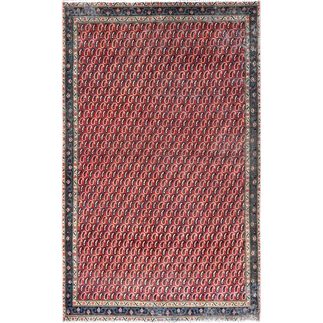 Hand Knotted  Rectangle Area Rug > Design# CCSR85976 > Size: 4'-1" x 6'-7"