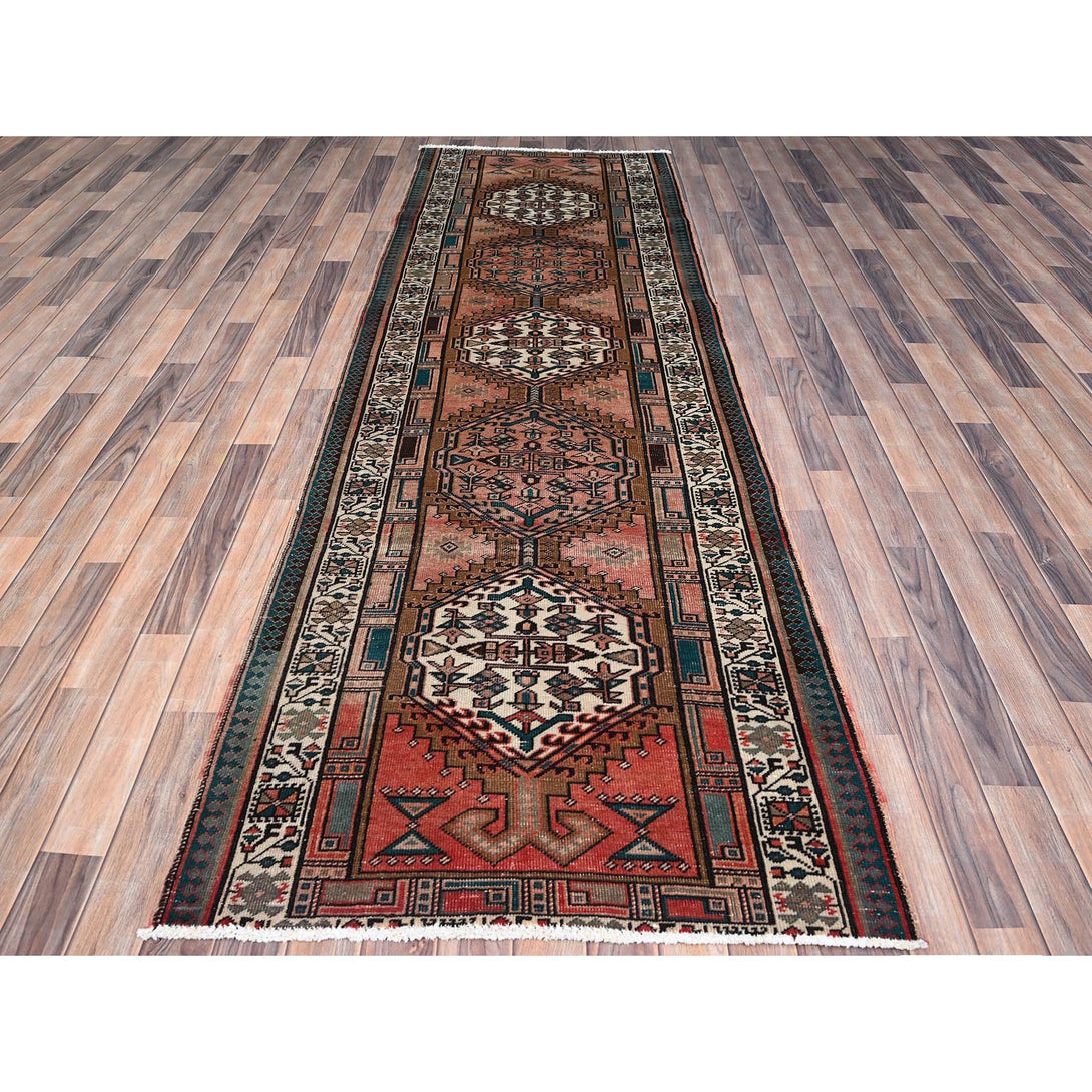 Hand Knotted  Rectangle Runner > Design# CCSR85988 > Size: 3'-5" x 10'-2"