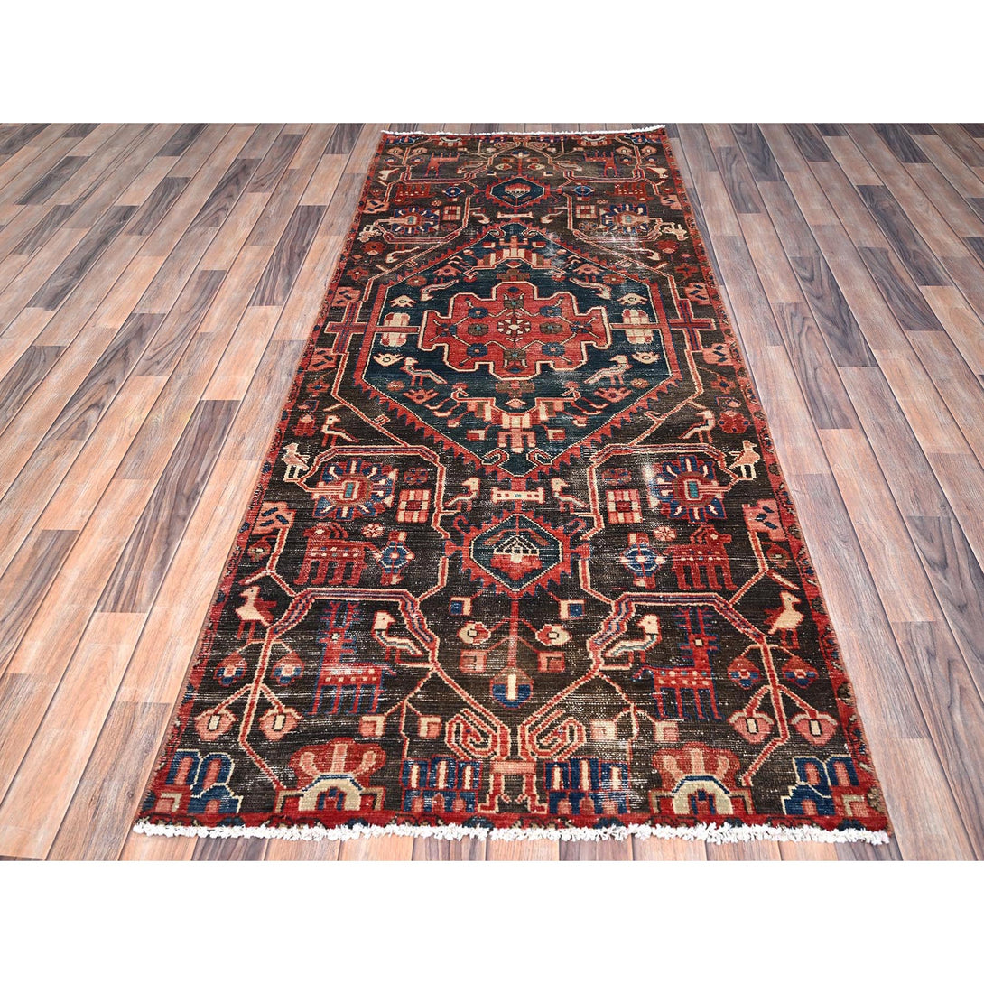 Hand Knotted  Rectangle Runner > Design# CCSR86001 > Size: 3'-4" x 8'-1"