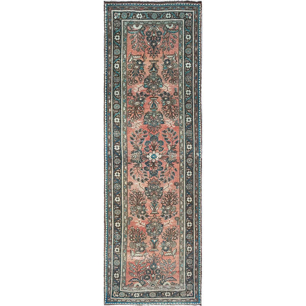 Hand Knotted  Rectangle Runner > Design# CCSR86010 > Size: 3'-7" x 10'-6"
