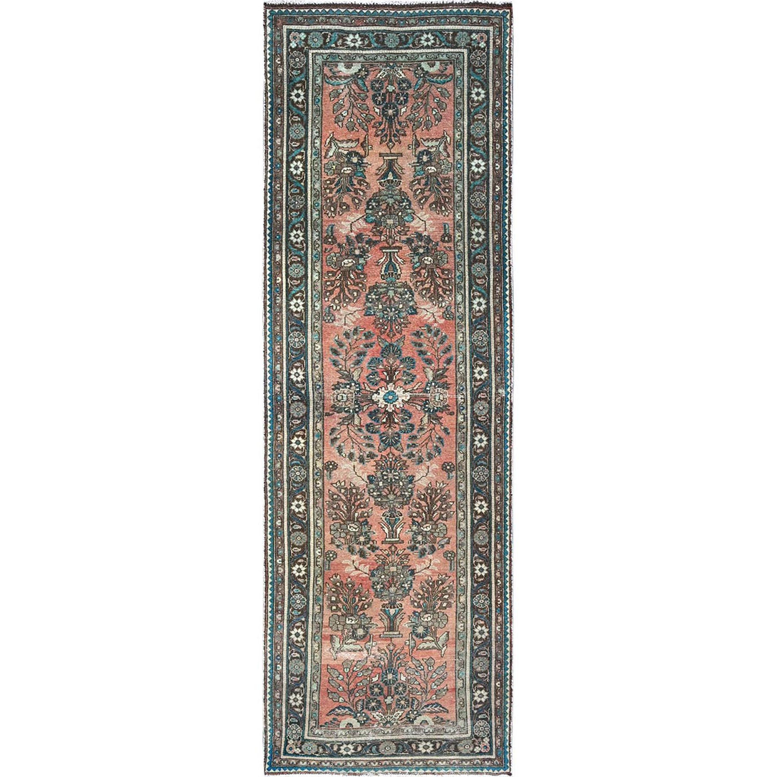 Hand Knotted  Rectangle Runner > Design# CCSR86010 > Size: 3'-7" x 10'-6"