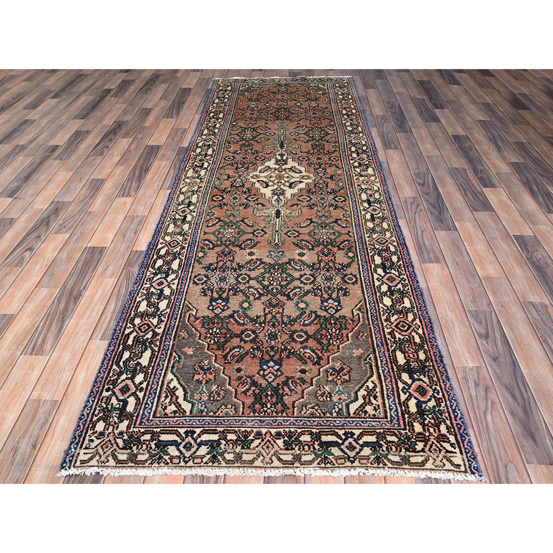 Hand Knotted  Rectangle Runner > Design# CCSR86020 > Size: 3'-4" x 10'-1"