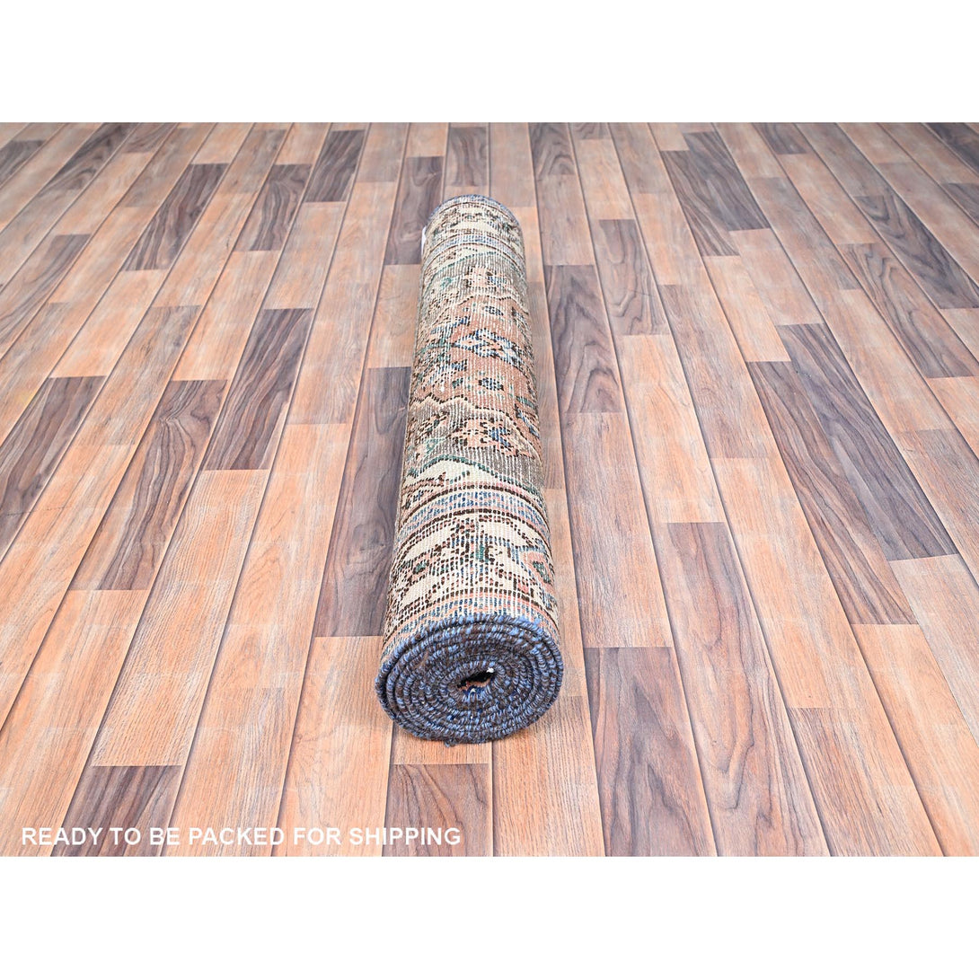 Hand Knotted  Rectangle Runner > Design# CCSR86020 > Size: 3'-4" x 10'-1"