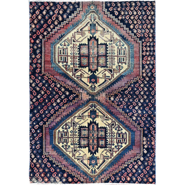 Hand Knotted  Rectangle Area Rug > Design# CCSR86045 > Size: 3'-8" x 5'-5"