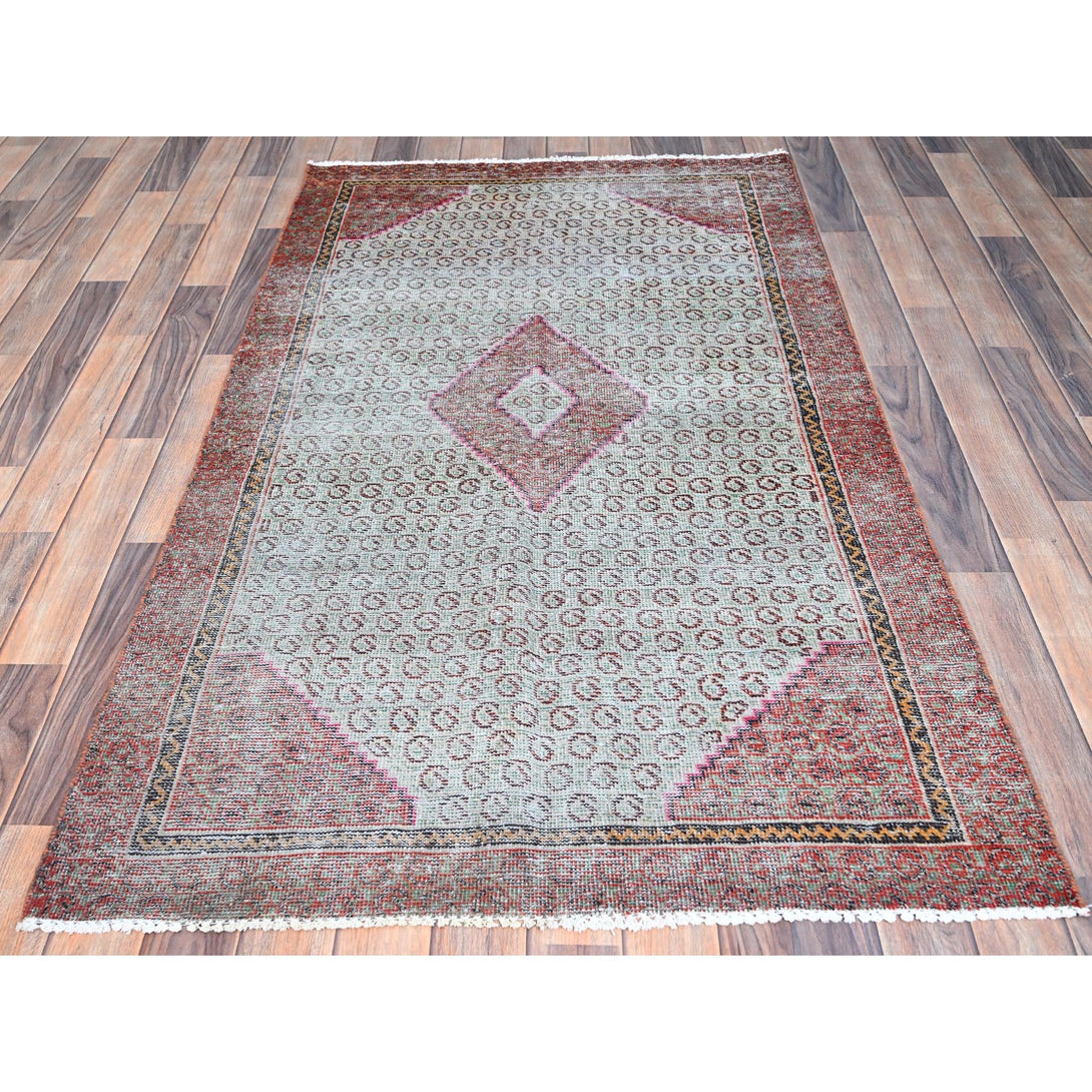 Hand Knotted  Rectangle Area Rug > Design# CCSR86051 > Size: 3'-5" x 6'-2"