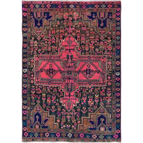 Hand Knotted  Rectangle Area Rug > Design# CCSR86066 > Size: 4'-1" x 5'-8"