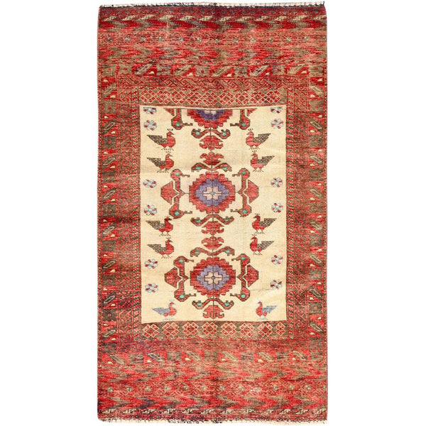 Hand Knotted  Rectangle Area Rug > Design# CCSR86078 > Size: 2'-9" x 5'-0"