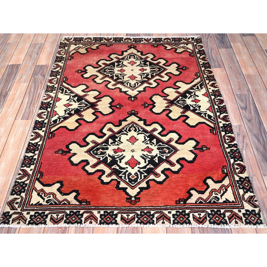 Hand Knotted  Rectangle Area Rug > Design# CCSR86082 > Size: 3'-4" x 4'-6"