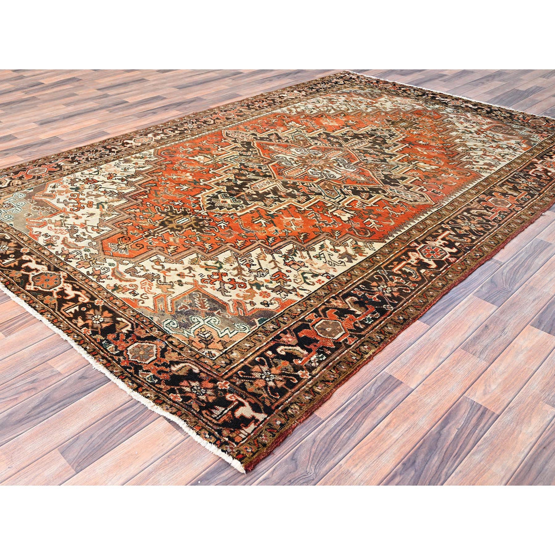Hand Knotted  Rectangle Area Rug > Design# CCSR86122 > Size: 6'-6" x 9'-7"