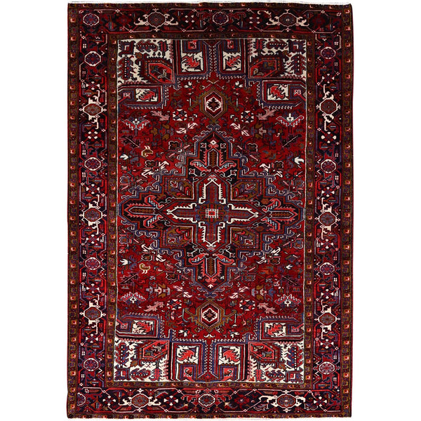 Hand Knotted  Rectangle Area Rug > Design# CCSR86124 > Size: 7'-1" x 10'-4"