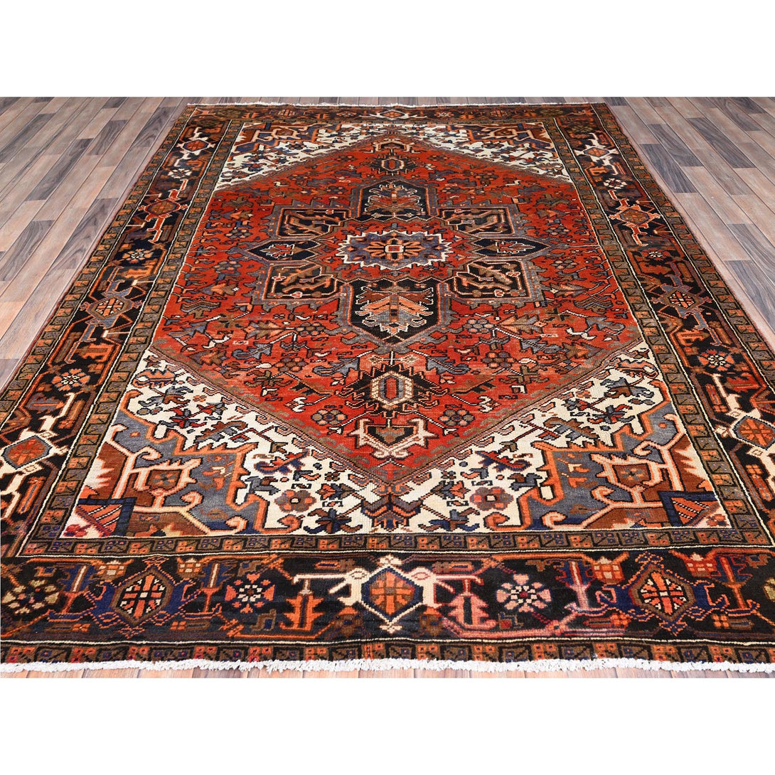 Hand Knotted  Rectangle Area Rug > Design# CCSR86131 > Size: 6'-9" x 9'-4"