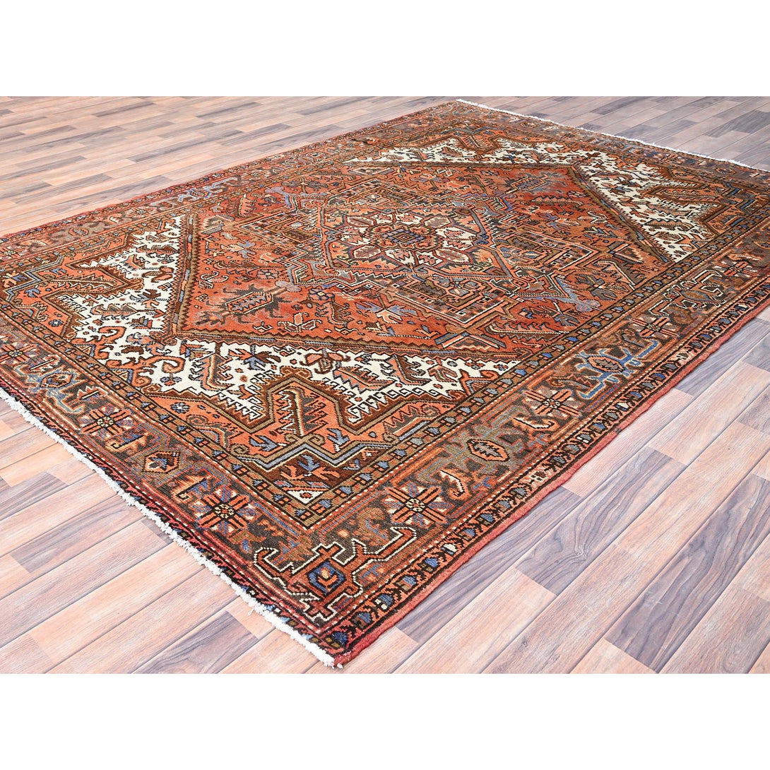 Hand Knotted  Rectangle Area Rug > Design# CCSR86135 > Size: 6'-9" x 9'-5"