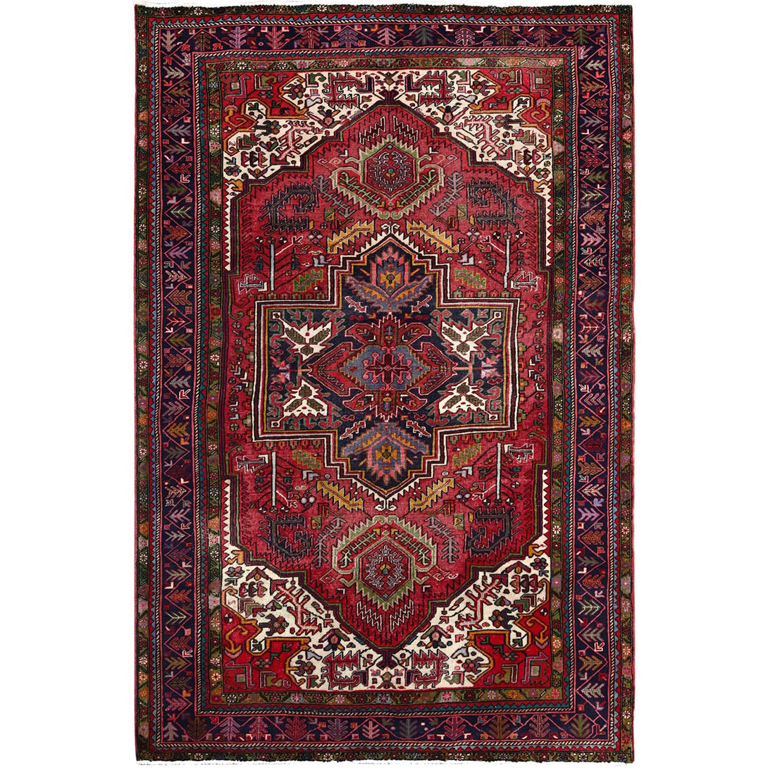 Hand Knotted  Rectangle Area Rug > Design# CCSR86150 > Size: 6'-8" x 9'-11"