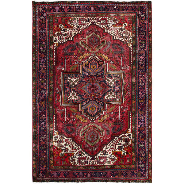 Hand Knotted  Rectangle Area Rug > Design# CCSR86150 > Size: 6'-8" x 9'-11"