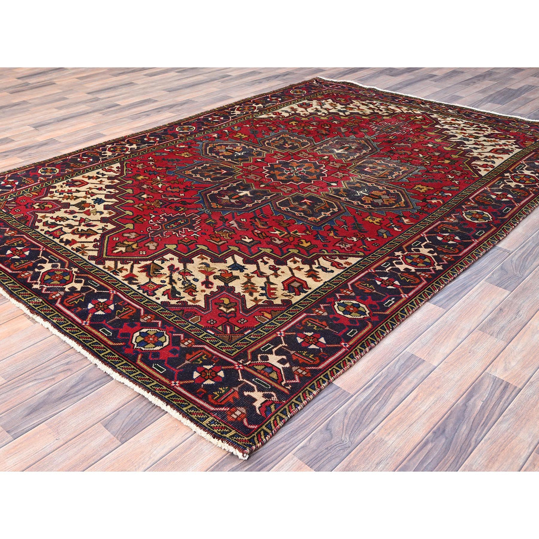 Hand Knotted  Rectangle Area Rug > Design# CCSR86151 > Size: 6'-4" x 9'-3"