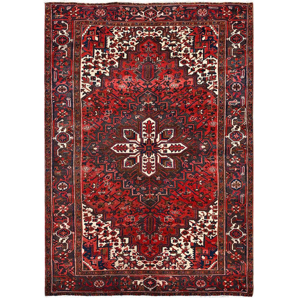 Hand Knotted  Rectangle Area Rug > Design# CCSR86153 > Size: 6'-8" x 9'-5"