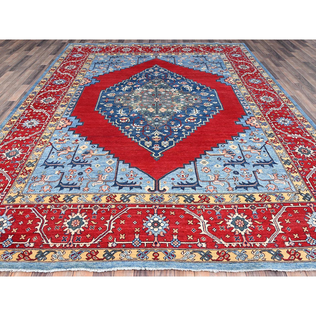 Hand Knotted  Rectangle Area Rug > Design# CCSR86157 > Size: 8'-10" x 11'-11"
