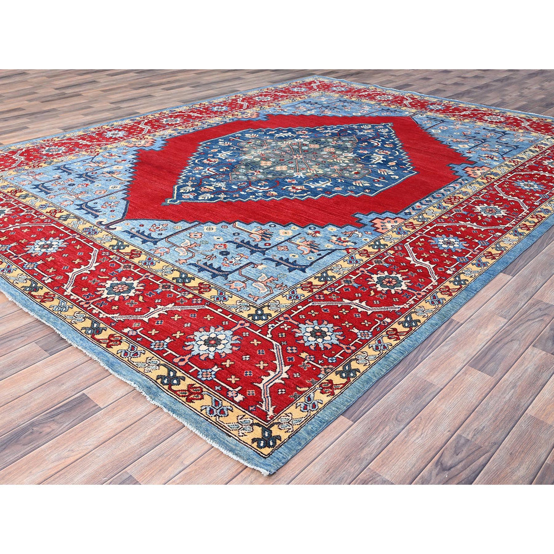Hand Knotted  Rectangle Area Rug > Design# CCSR86157 > Size: 8'-10" x 11'-11"