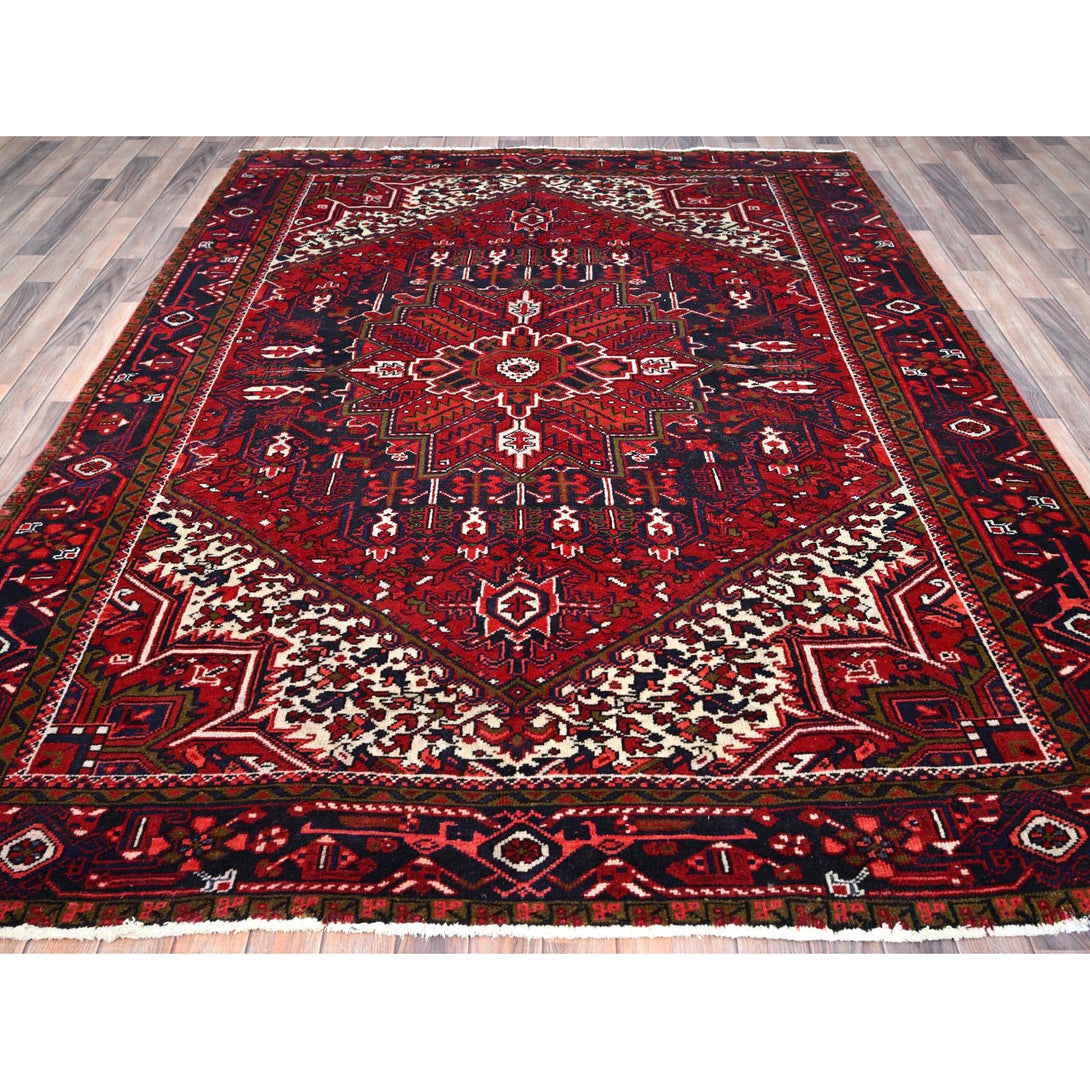 Hand Knotted  Rectangle Area Rug > Design# CCSR86174 > Size: 7'-1" x 9'-6"