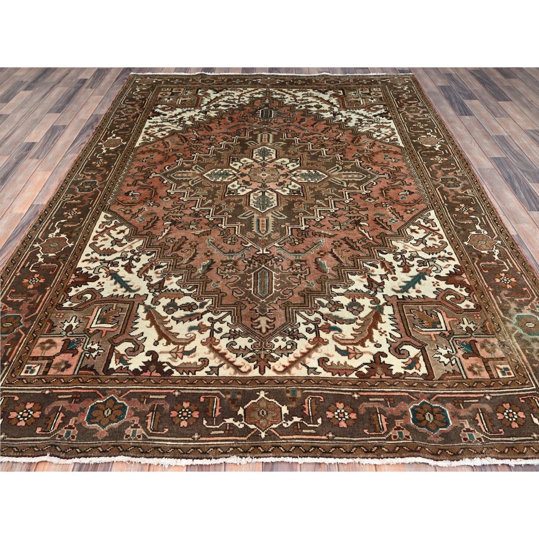 Hand Knotted  Rectangle Area Rug > Design# CCSR86183 > Size: 6'-7" x 9'-2"