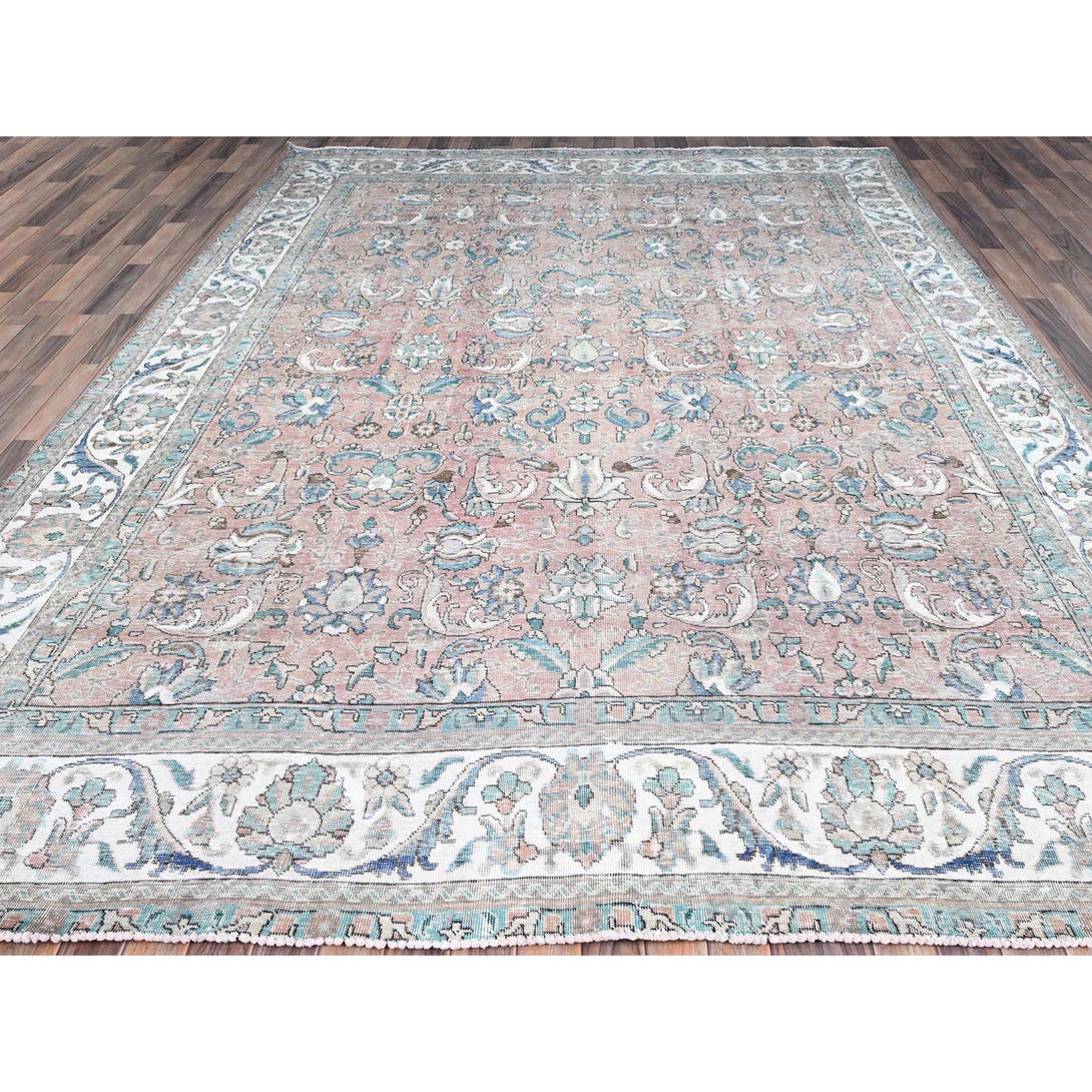 Hand Knotted  Rectangle Area Rug > Design# CCSR86196 > Size: 9'-3" x 11'-11"