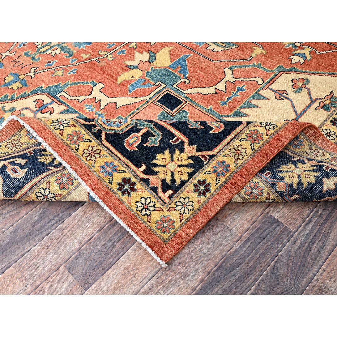 Hand Knotted  Rectangle Area Rug > Design# CCSR86198 > Size: 9'-1" x 11'-7"