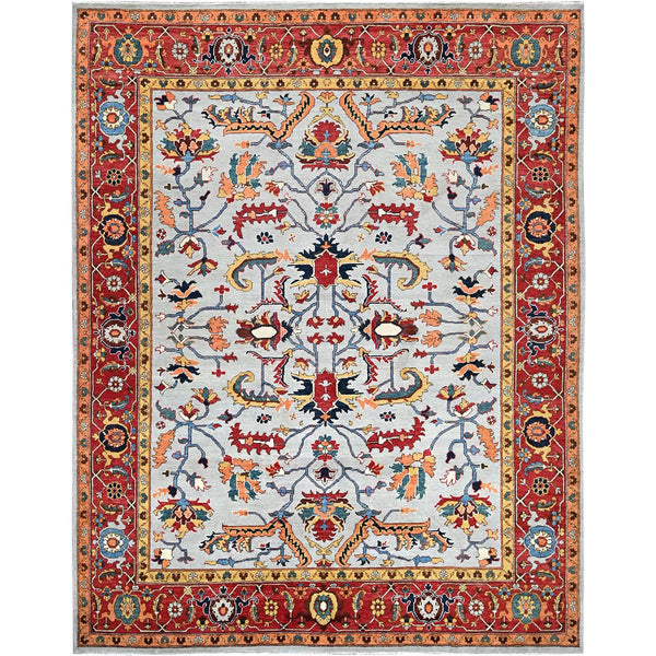 Hand Knotted  Rectangle Area Rug > Design# CCSR86202 > Size: 8'-1" x 9'-8"