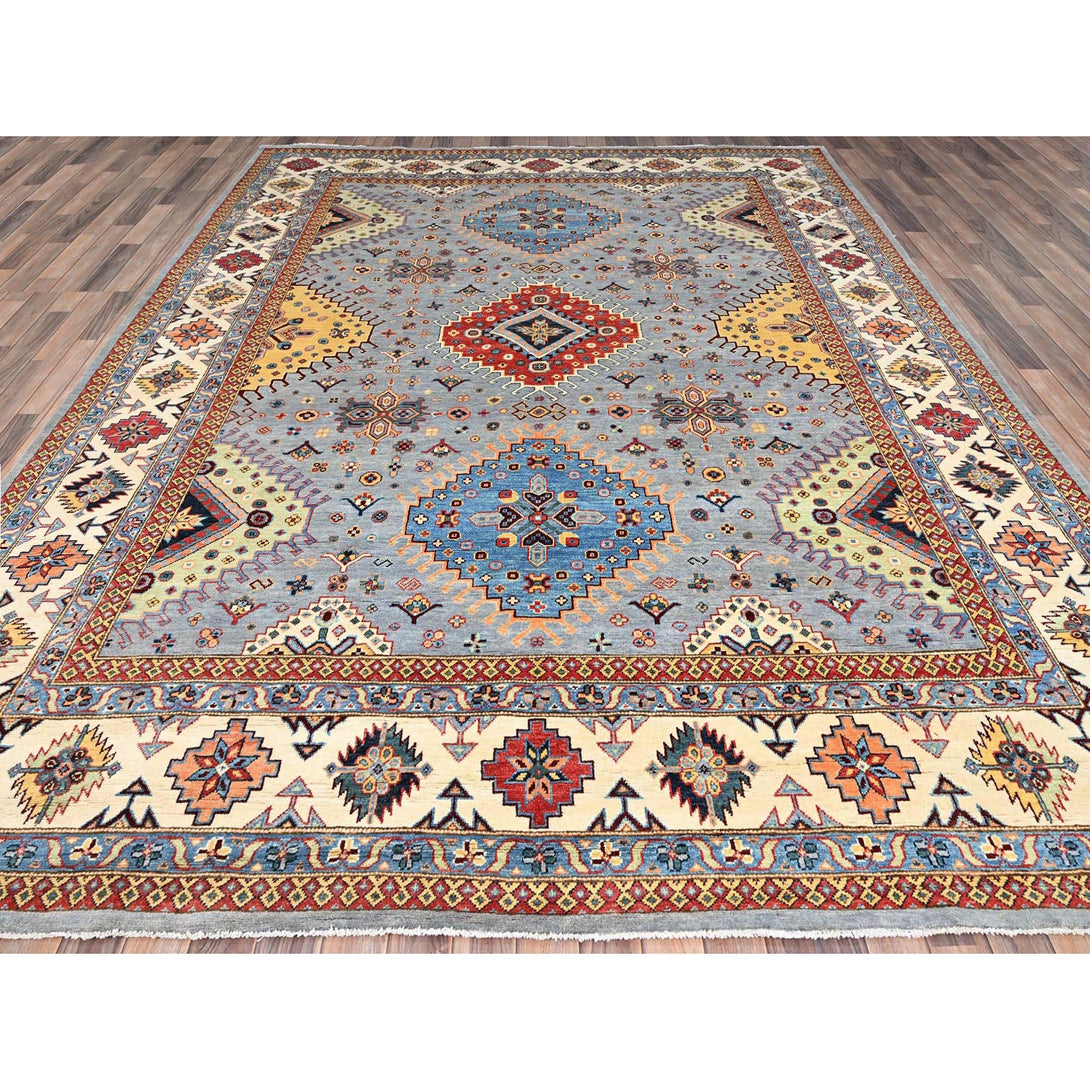 Hand Knotted  Rectangle Area Rug > Design# CCSR86215 > Size: 9'-2" x 11'-8"