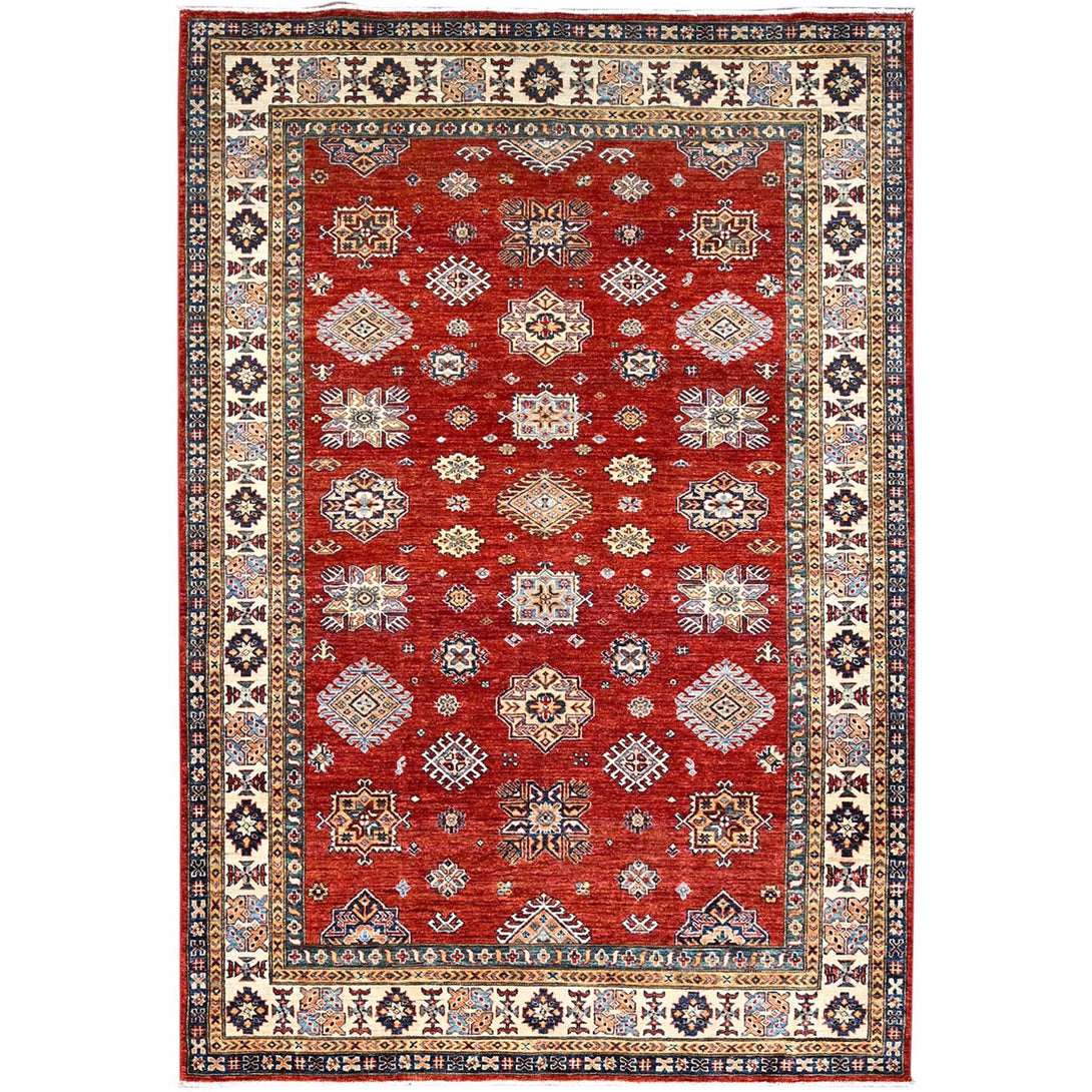 Hand Knotted  Rectangle Area Rug > Design# CCSR86277 > Size: 6'-1" x 8'-11"