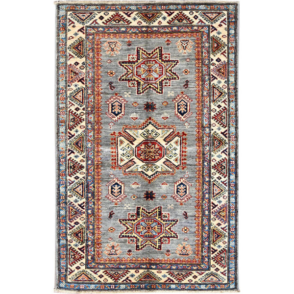Hand Knotted  Rectangle Area Rug > Design# CCSR86305 > Size: 3'-1" x 4'-10"