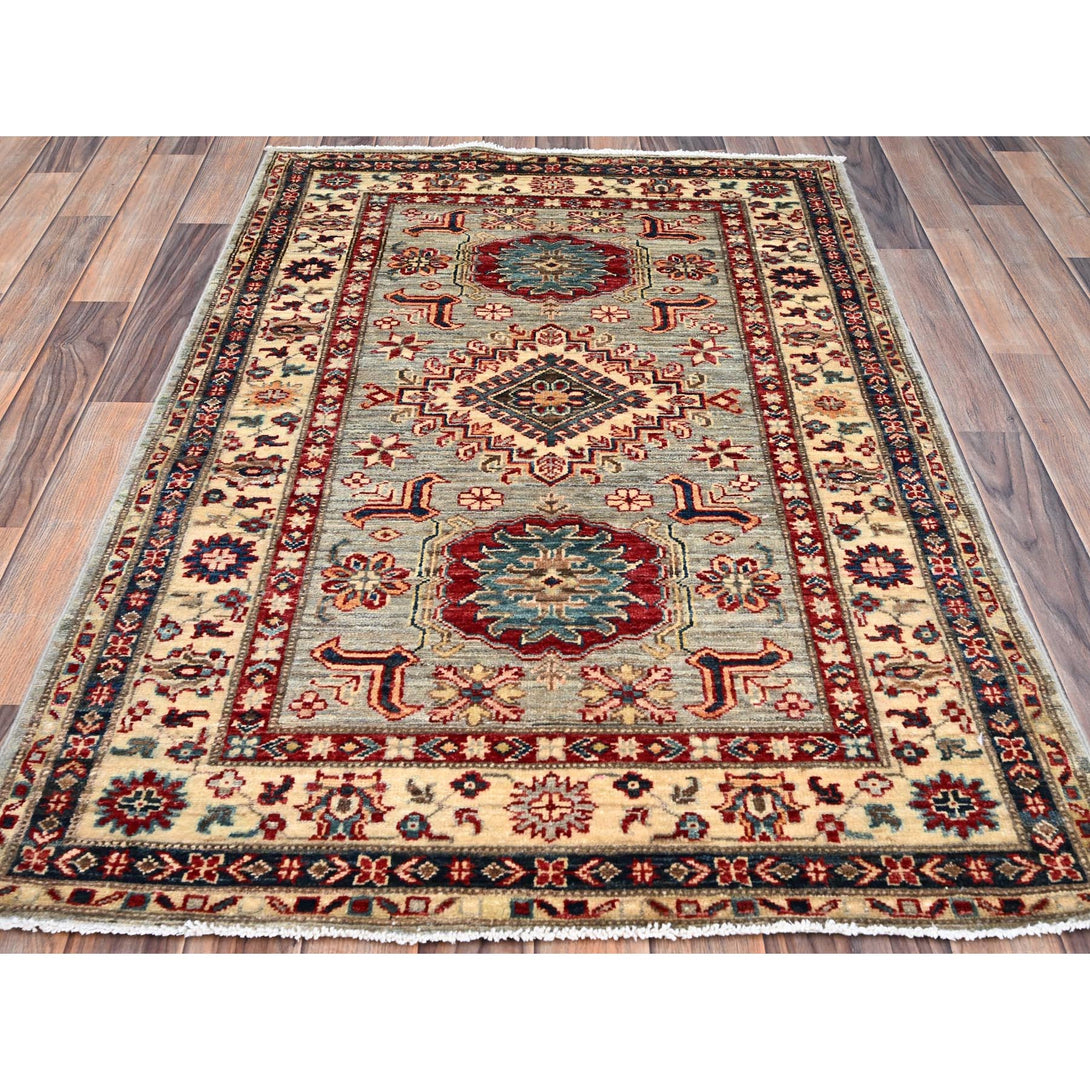 Hand Knotted  Rectangle Area Rug > Design# CCSR86307 > Size: 3'-4" x 4'-11"