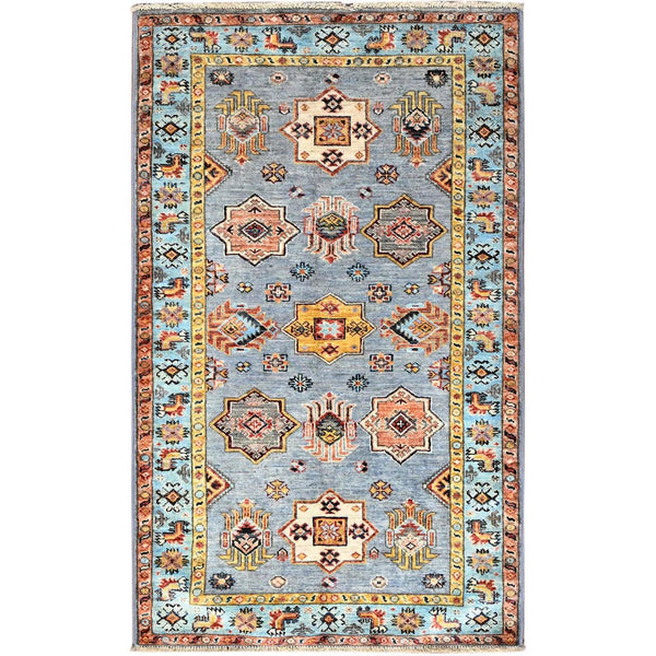 Hand Knotted  Rectangle Area Rug > Design# CCSR86308 > Size: 3'-0" x 5'-0"