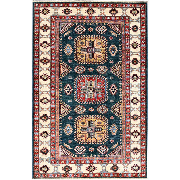 Hand Knotted  Rectangle Area Rug > Design# CCSR86326 > Size: 4'-0" x 5'-11"