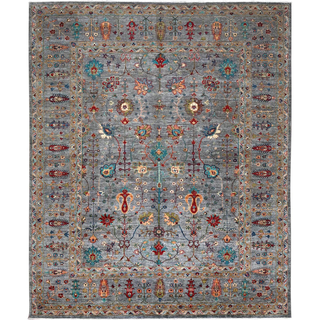 Hand Knotted  Rectangle Area Rug > Design# CCSR86344 > Size: 8'-3" x 10'-1"
