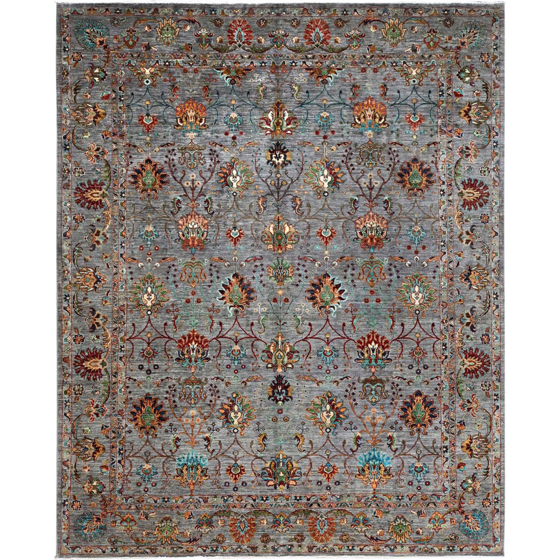 Hand Knotted  Rectangle Area Rug > Design# CCSR86347 > Size: 8'-1" x 9'-11"