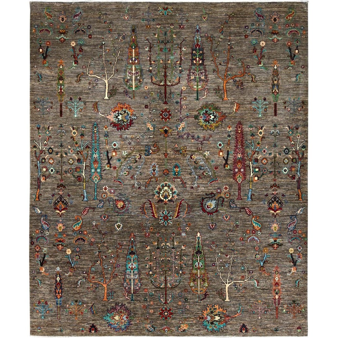 Hand Knotted  Rectangle Area Rug > Design# CCSR86349 > Size: 8'-1" x 9'-9"