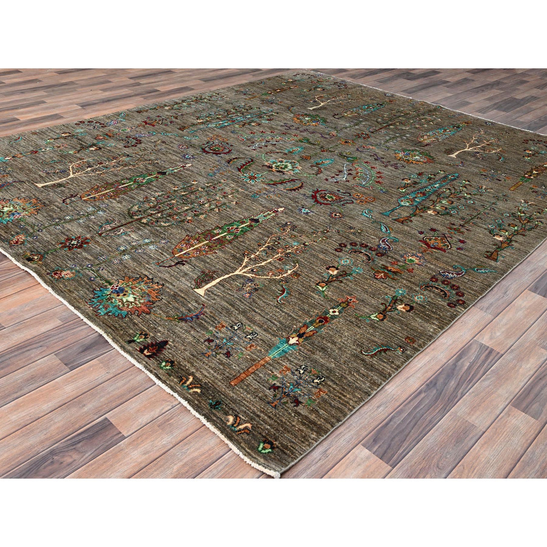 Hand Knotted  Rectangle Area Rug > Design# CCSR86351 > Size: 7'-11" x 9'-8"