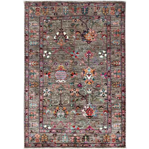 Hand Knotted  Rectangle Area Rug > Design# CCSR86358 > Size: 4'-1" x 5'-11"