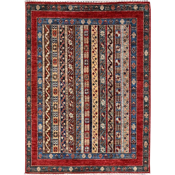 Hand Knotted  Rectangle Area Rug > Design# CCSR86360 > Size: 4'-2" x 5'-9"