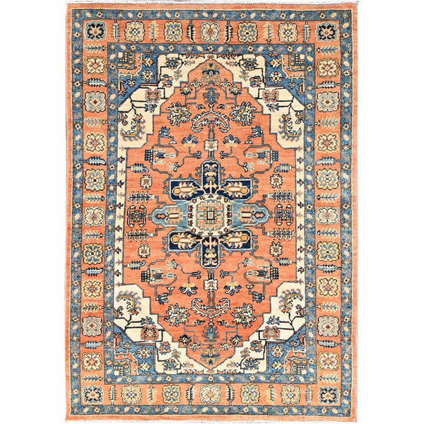 Hand Knotted  Rectangle Area Rug > Design# CCSR86386 > Size: 4'-0" x 5'-9"